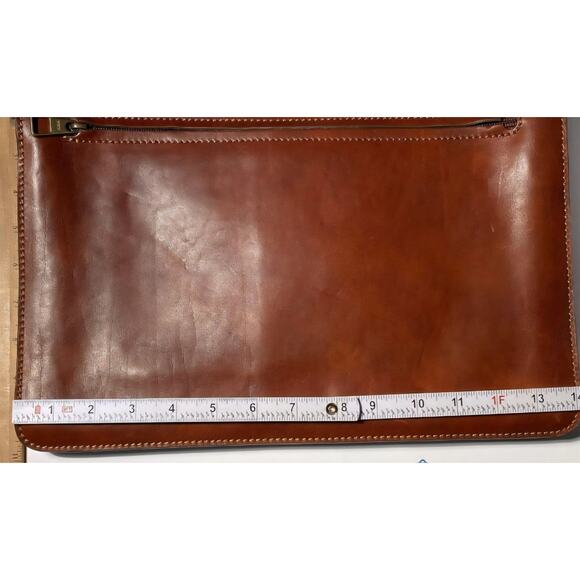 TIME RESISTANT LEATHER PORTFOLIO WORK BAG - Picture 6 of 6
